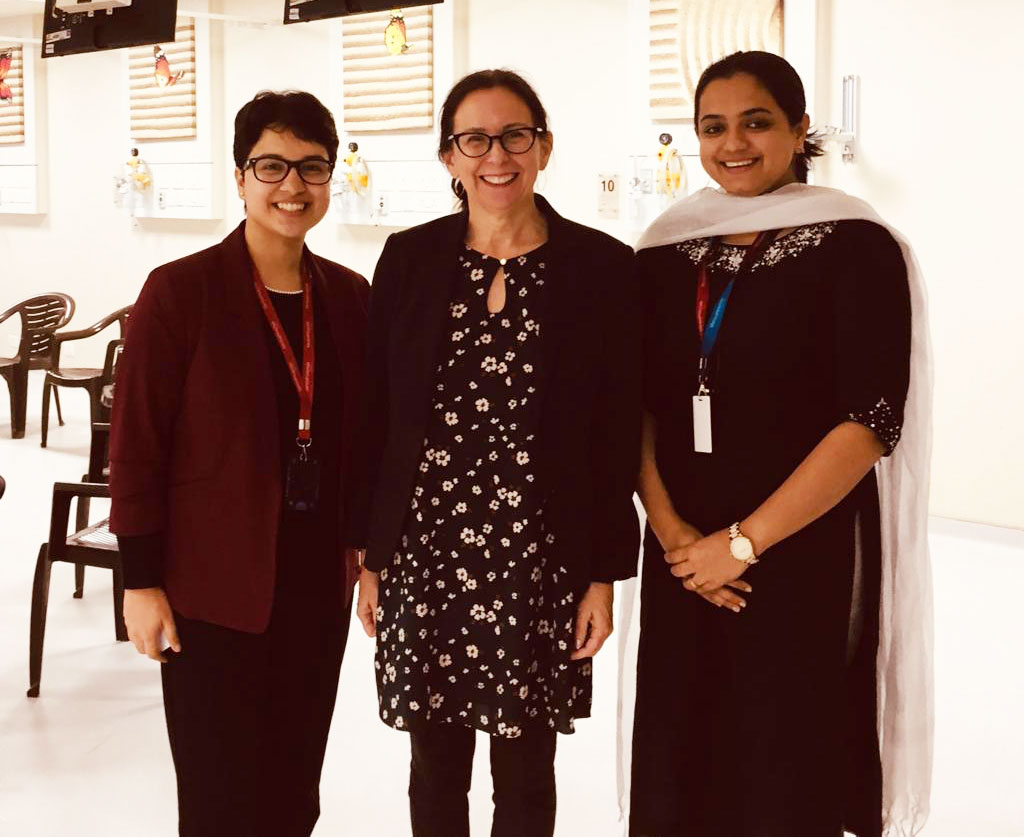 With Doctor Dianne Shumay, Director Psycho Oncology at UCSF.